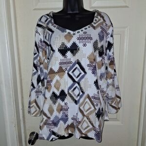 Alfred dunner blouse size 2X
